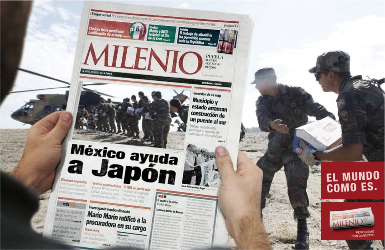 Milenio - El Mundo Como Es - Mexico ayuda a Japon